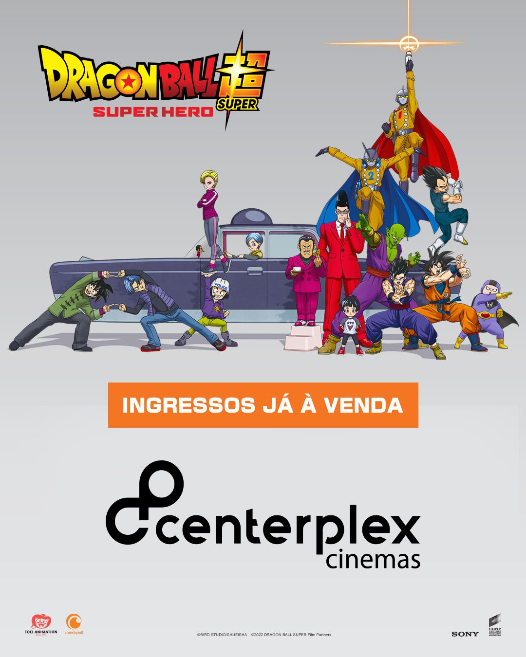 Centerplex está com Pré-venda aberta para o filme Dragon Ball Super: Super  Hero - North Shopping Barretos